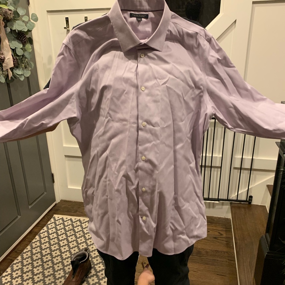 Banana Republic non-iron slim fit ; XL 17-17 1/2.